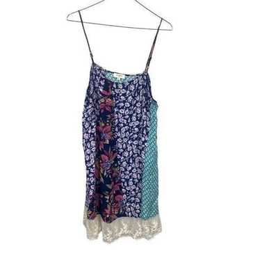 Umgee provence sundress mixed floral print lace