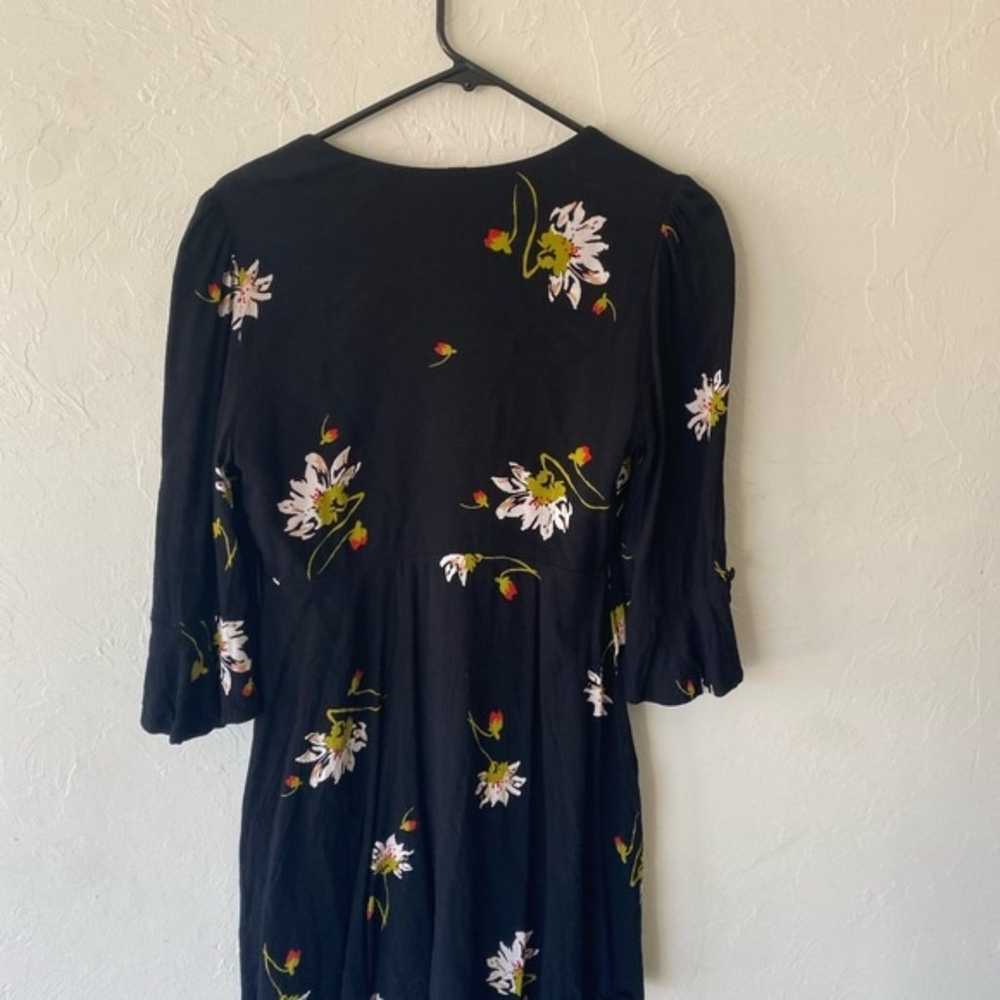 Free People black floral dress - image 7