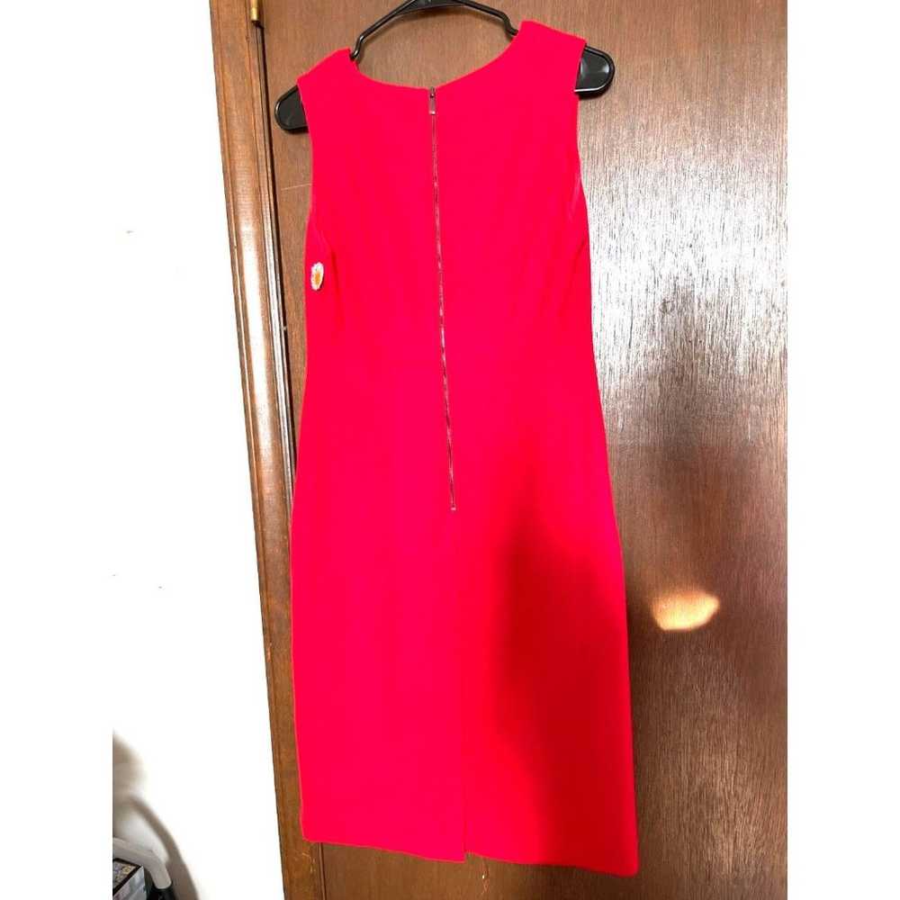 Ann Taylor Bodycon Holiday Dress Red Women's 6 - image 2