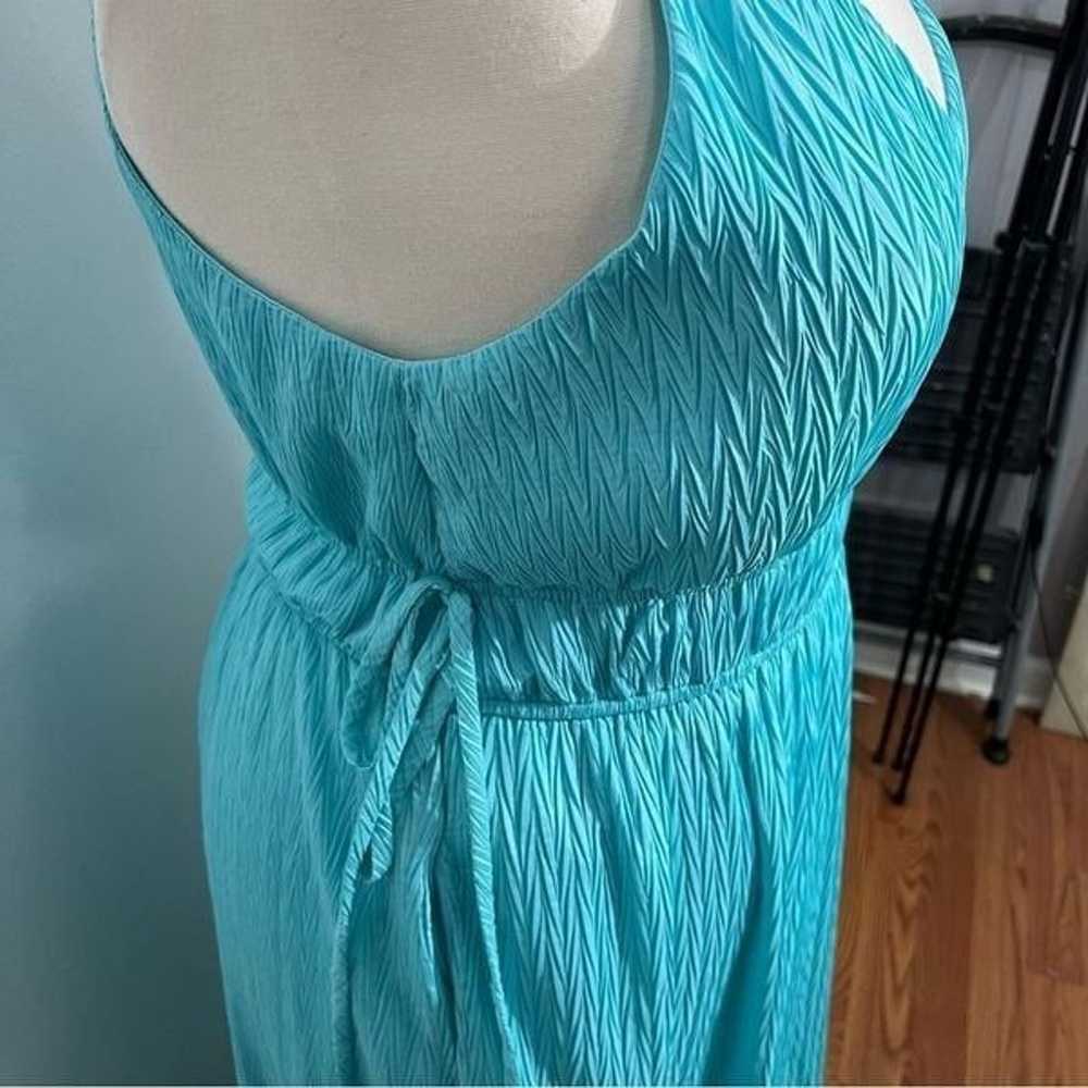 Zarr Collection Aqua Strappy Maxi Dress -- 16 - image 10