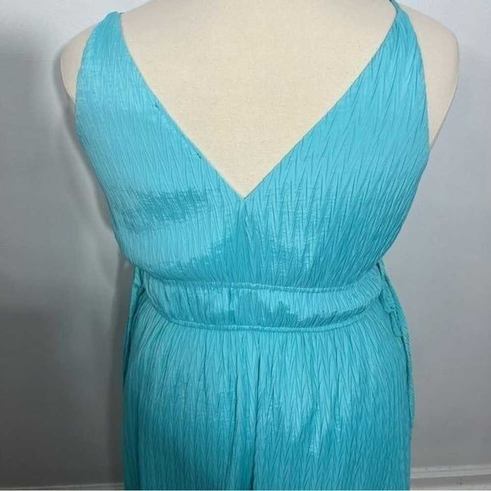 Zarr Collection Aqua Strappy Maxi Dress -- 16 - image 12