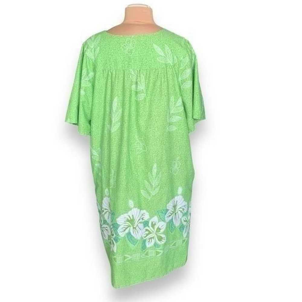 Vintage Anthony Richards Dress MuuMuu Chartreuse … - image 6