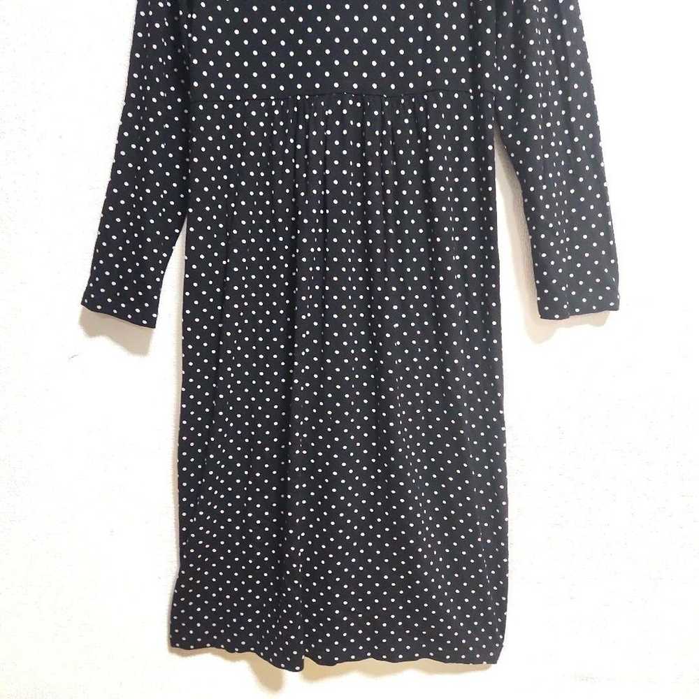 Agnes b. Polka Dot Contrast A-Line Dress / Made i… - image 10