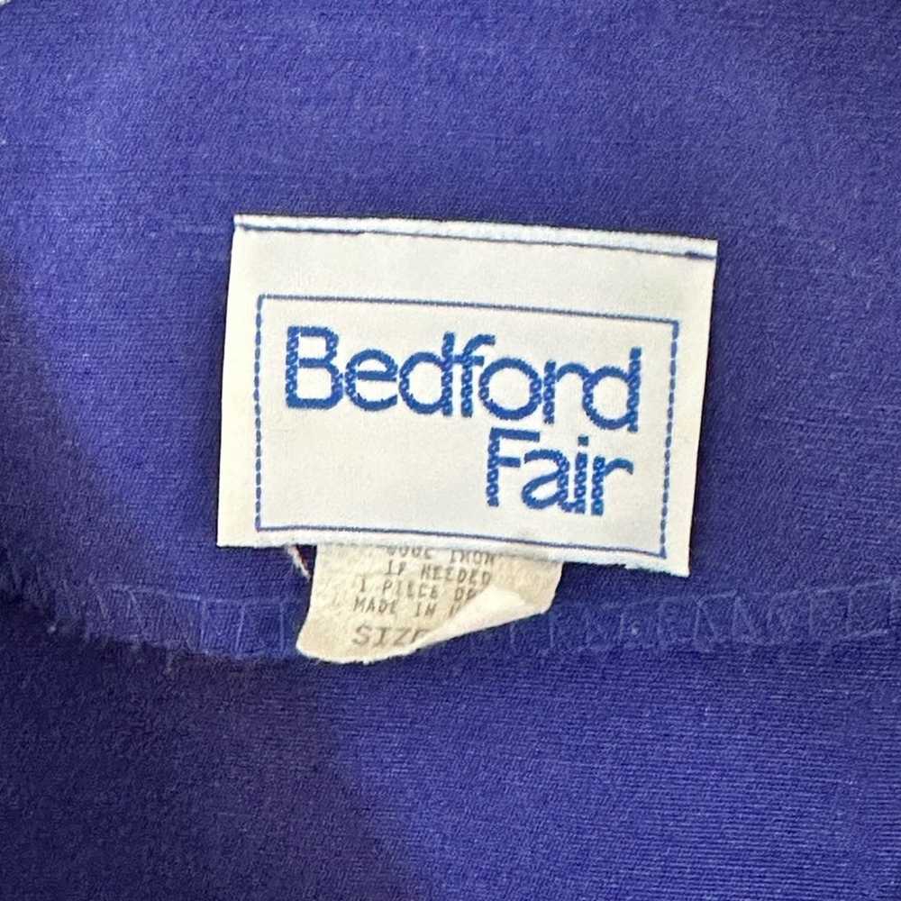 Vintage 80’s Bedford Fair Working Girl Cobalt Blu… - image 3