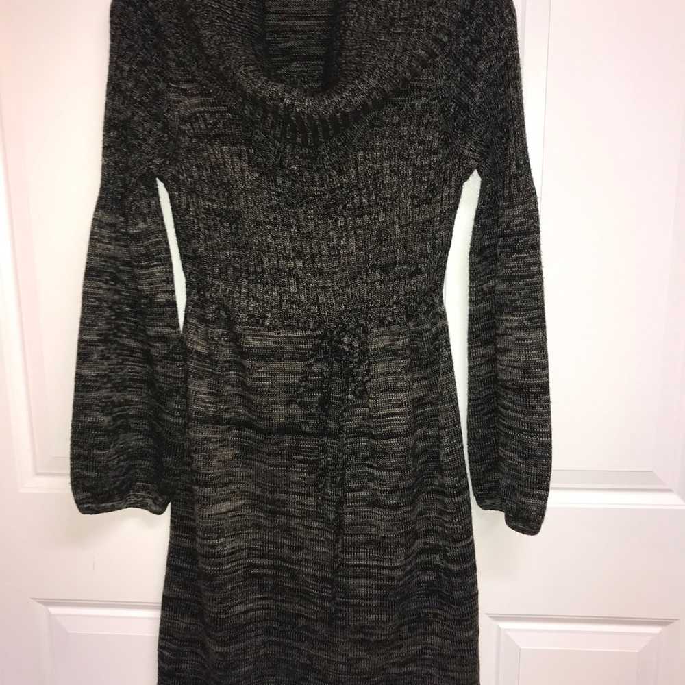 NWOT CALVIN KLEIN Sweater Dress Large Cowl Neck L… - image 1