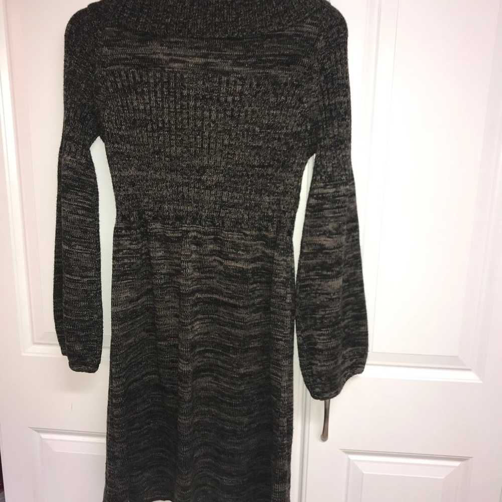 NWOT CALVIN KLEIN Sweater Dress Large Cowl Neck L… - image 4