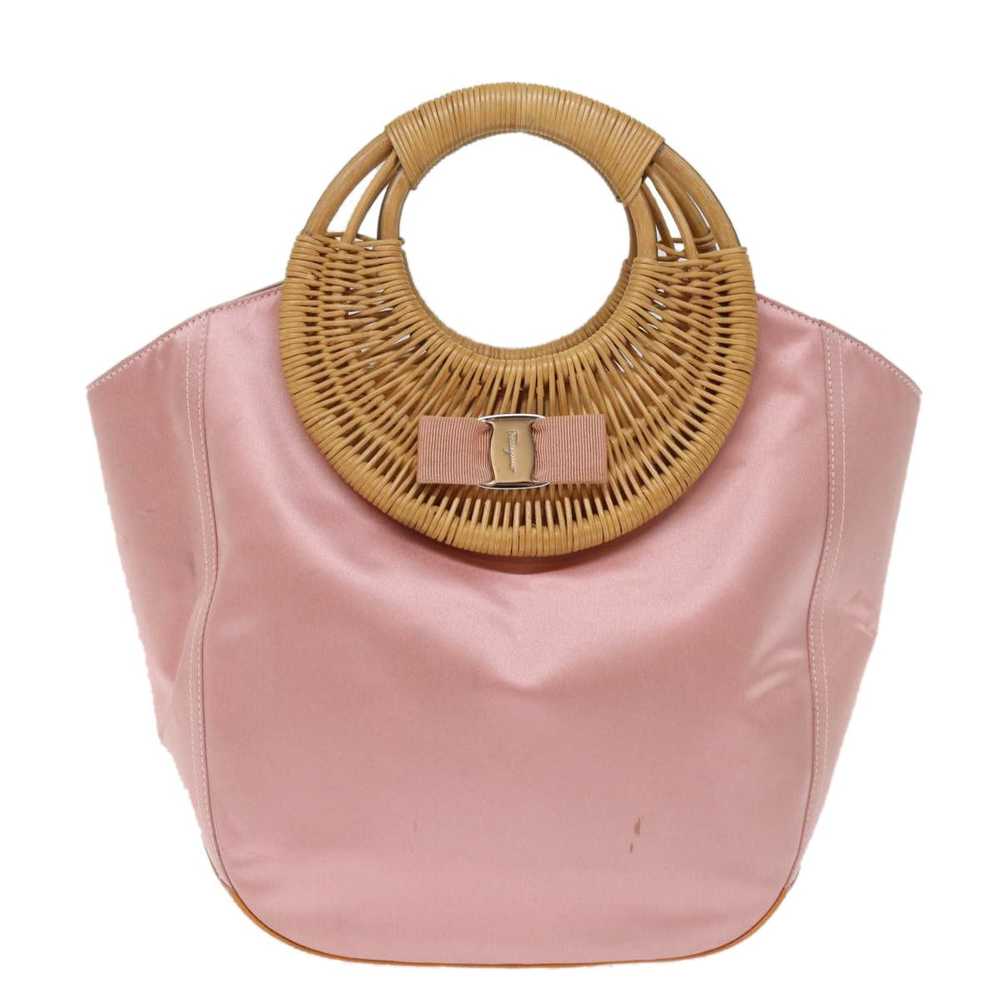 Salvatore Ferragamo Vara Pink Synthetic Handbag (… - image 9