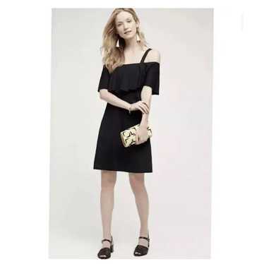 Anthropologie Maeve Black Rory Open Shoulder Dres… - image 1