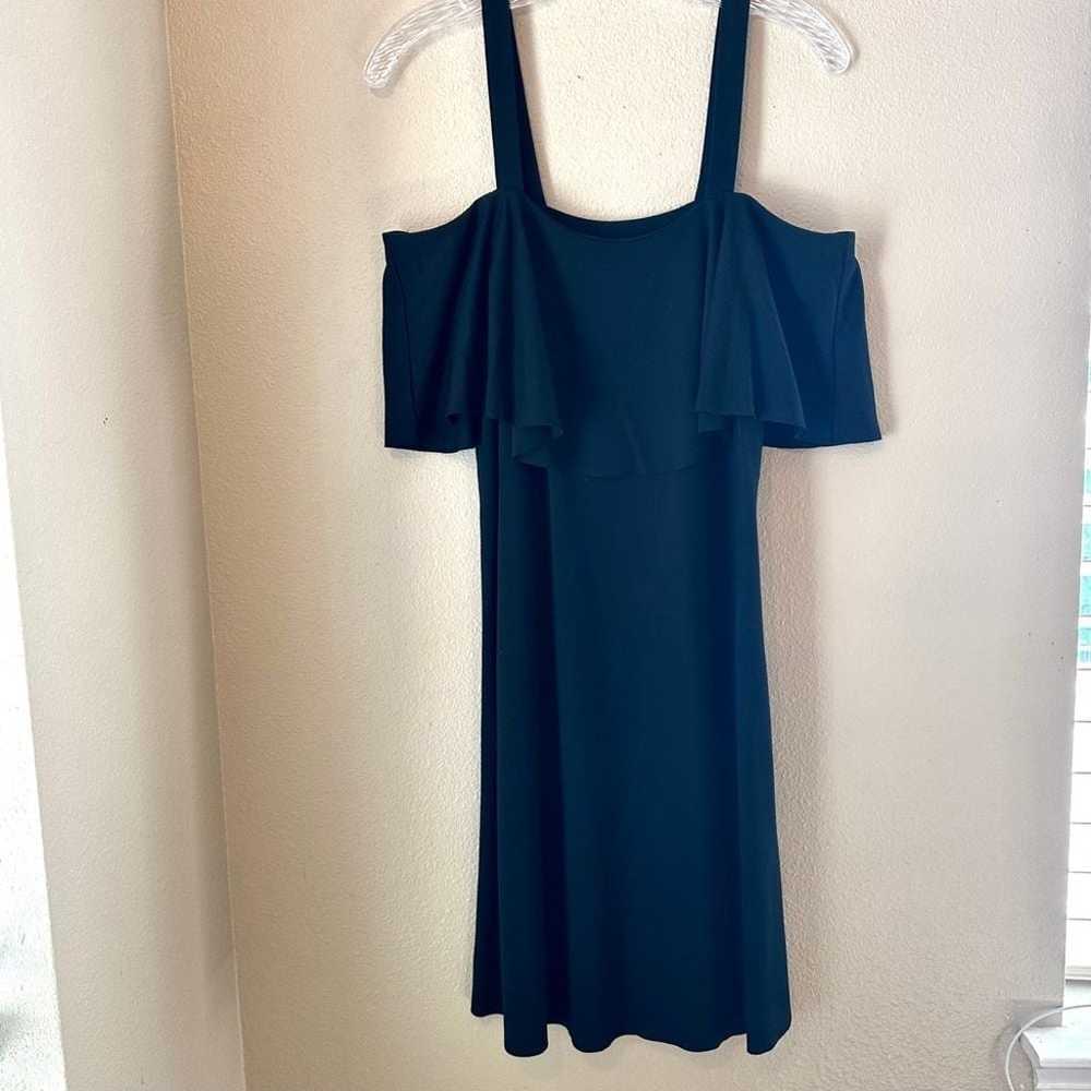 Anthropologie Maeve Black Rory Open Shoulder Dres… - image 2