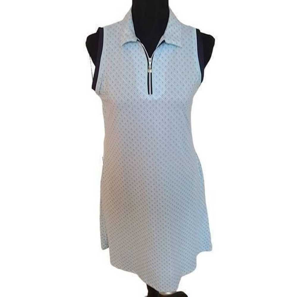 Sport Haley Womens Light Blue Print Golf Dress Sm… - image 1