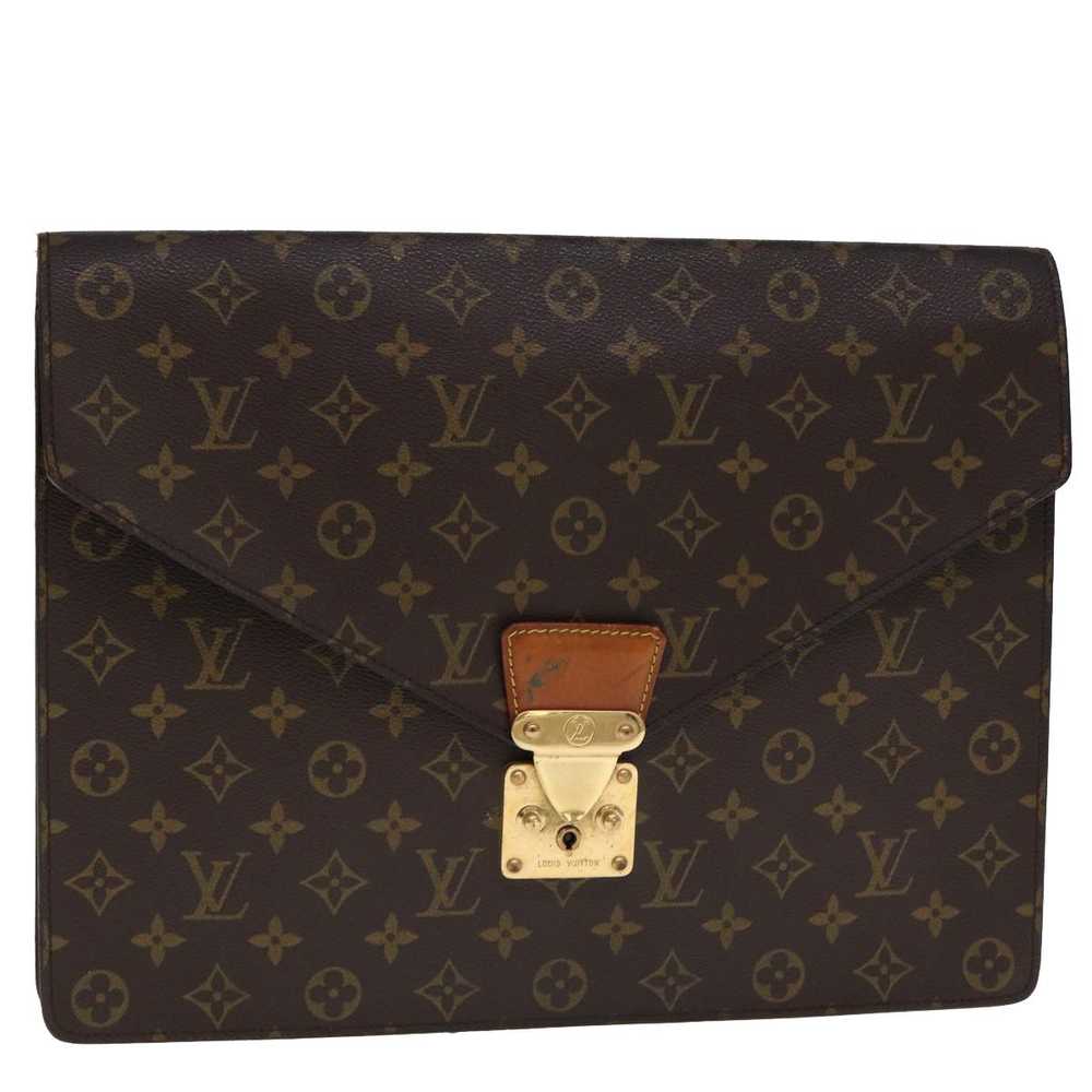 Louis Vuitton Senateur Brown Canvas Briefcase Bag… - image 11