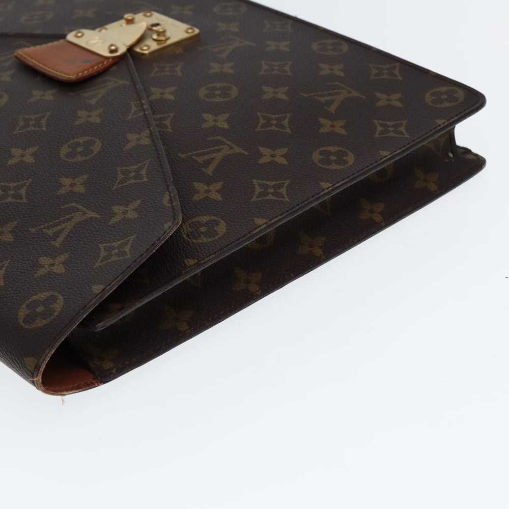 Louis Vuitton Senateur Brown Canvas Briefcase Bag… - image 3