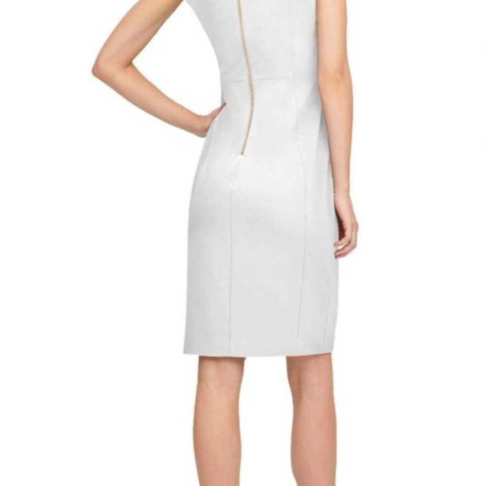 NEW Calvin Klein Petite Solid Bow Neck Sheath Dre… - image 2