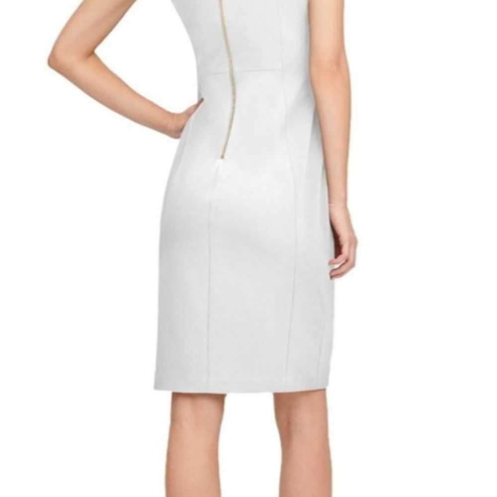 NEW Calvin Klein Petite Solid Bow Neck Sheath Dre… - image 3