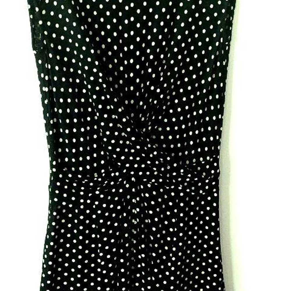 Seventeen Black Polka Dot Knee-Length Dress - image 1