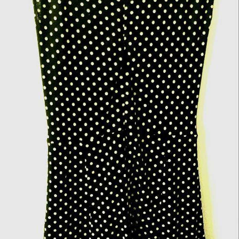 Seventeen Black Polka Dot Knee-Length Dress - image 3