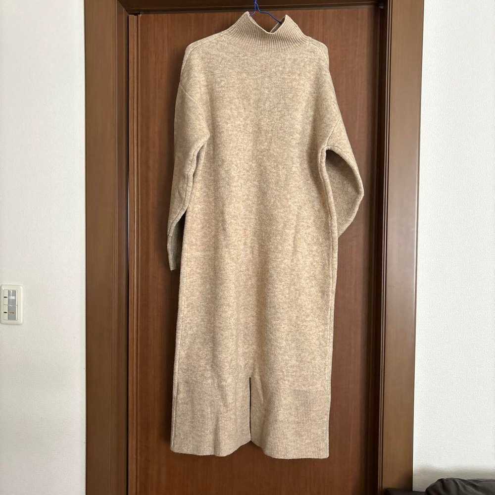 titivate High Neck Knit One Piece Beige - image 5