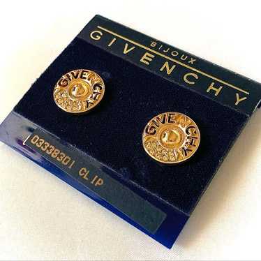 ☆GIVENCHY Earrings with Rhinestones☆