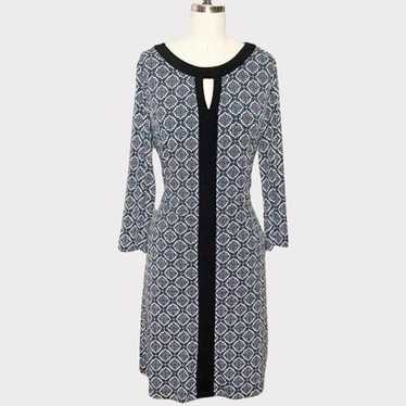 41 Hawthorn Geo Print Jersey Shift Dress Medium