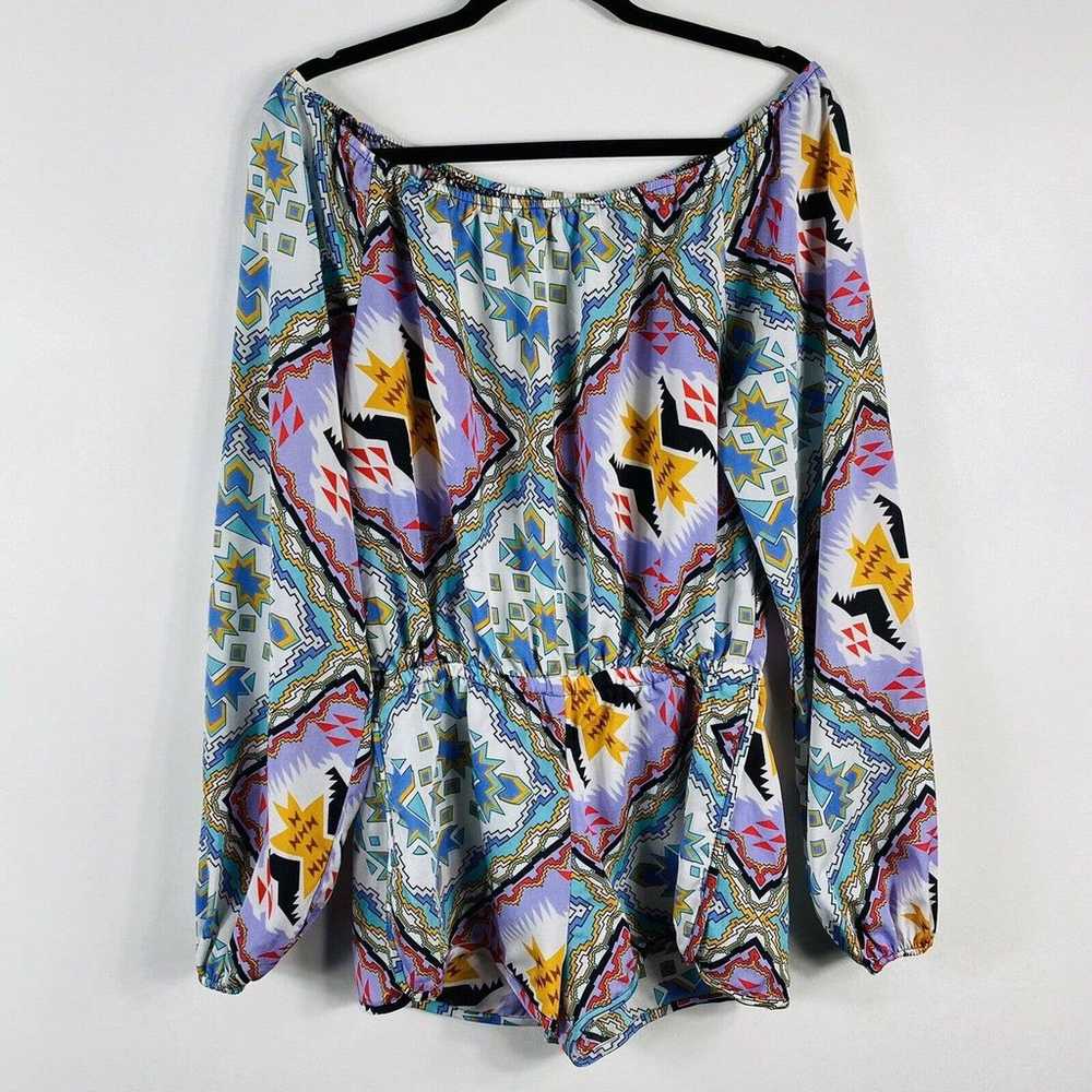 Show Me Your Mumu Size Small Off The Shoulder Pri… - image 1