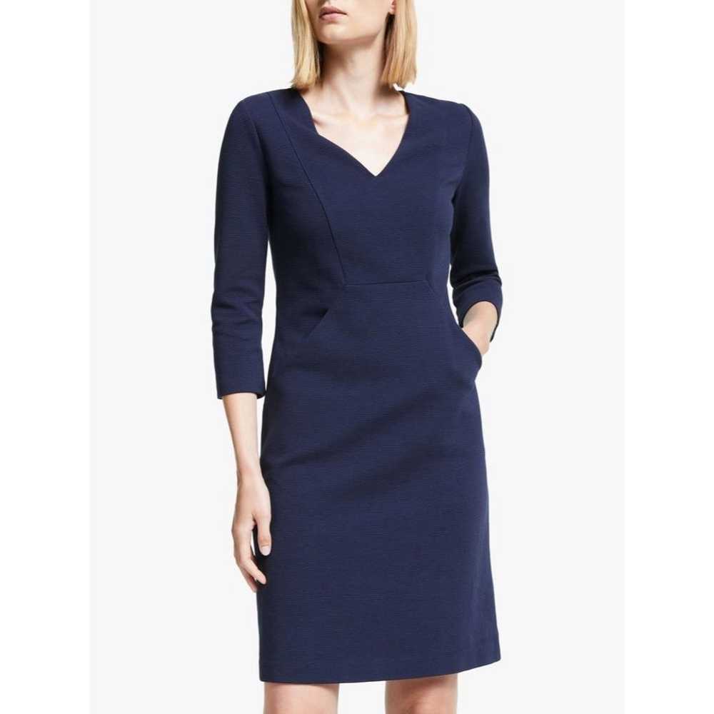 Boden Blue Bronte Ottoman Dress - image 2