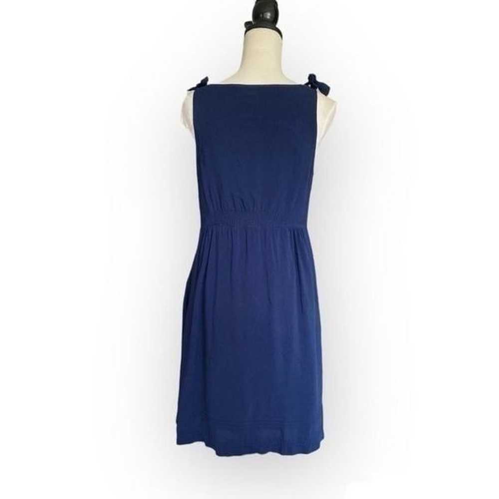 Maeve Navy Blue A-line Cowl Neck Sleeveless Sundr… - image 2