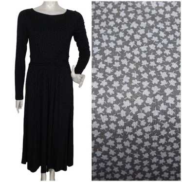 BODEN Jersey Dress, 8R, Long sleeves, Gathered Wa… - image 1