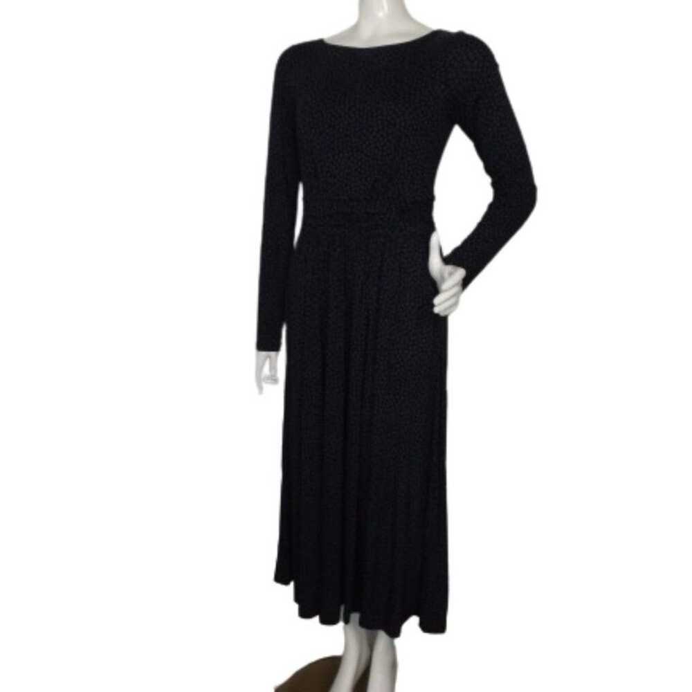 BODEN Jersey Dress, 8R, Long sleeves, Gathered Wa… - image 4