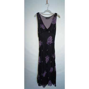 Nostalgia Long Floral Dress - Size M - Fully Line… - image 1