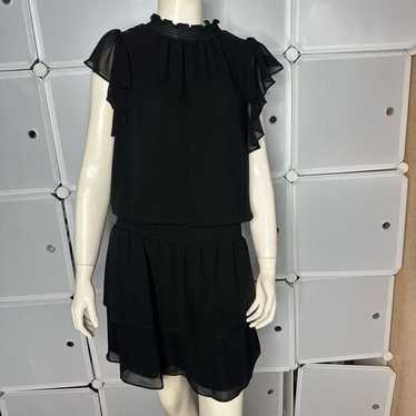 1. State Flutter Sleeve Dress Black Size Large