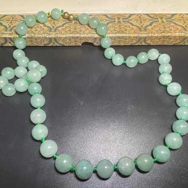 Green aventurine aventurescence sparkle chinese g… - image 1