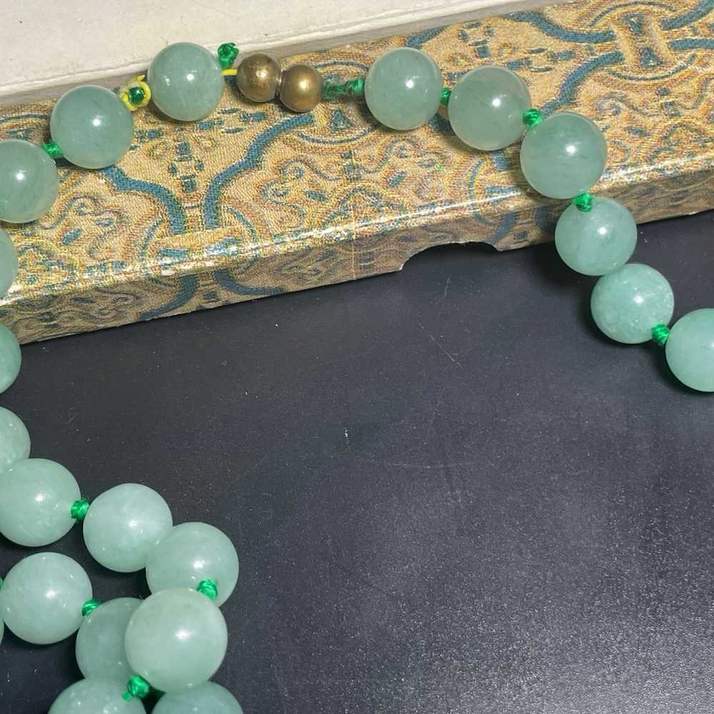 Green aventurine aventurescence sparkle chinese g… - image 3