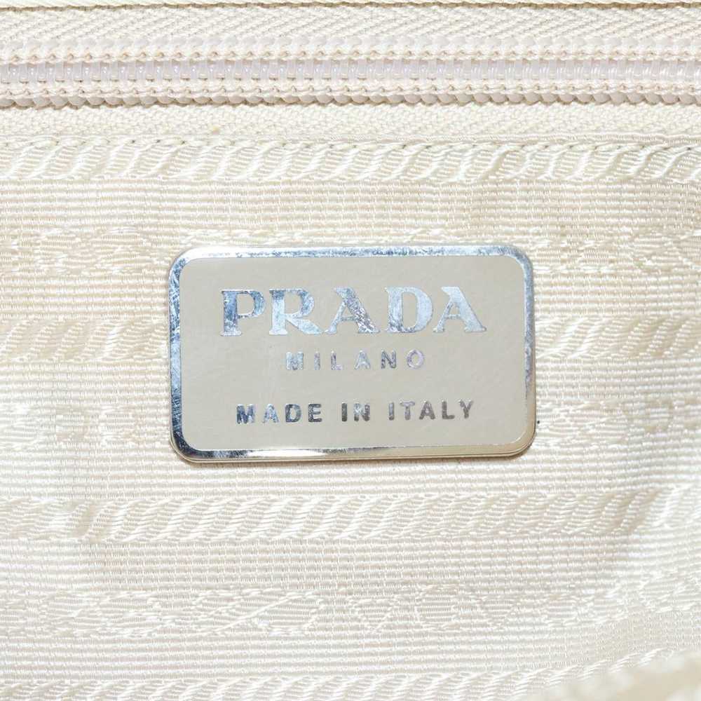 Prada Tessuto Beige Synthetic Handbag (Pre-Owned) - image 7