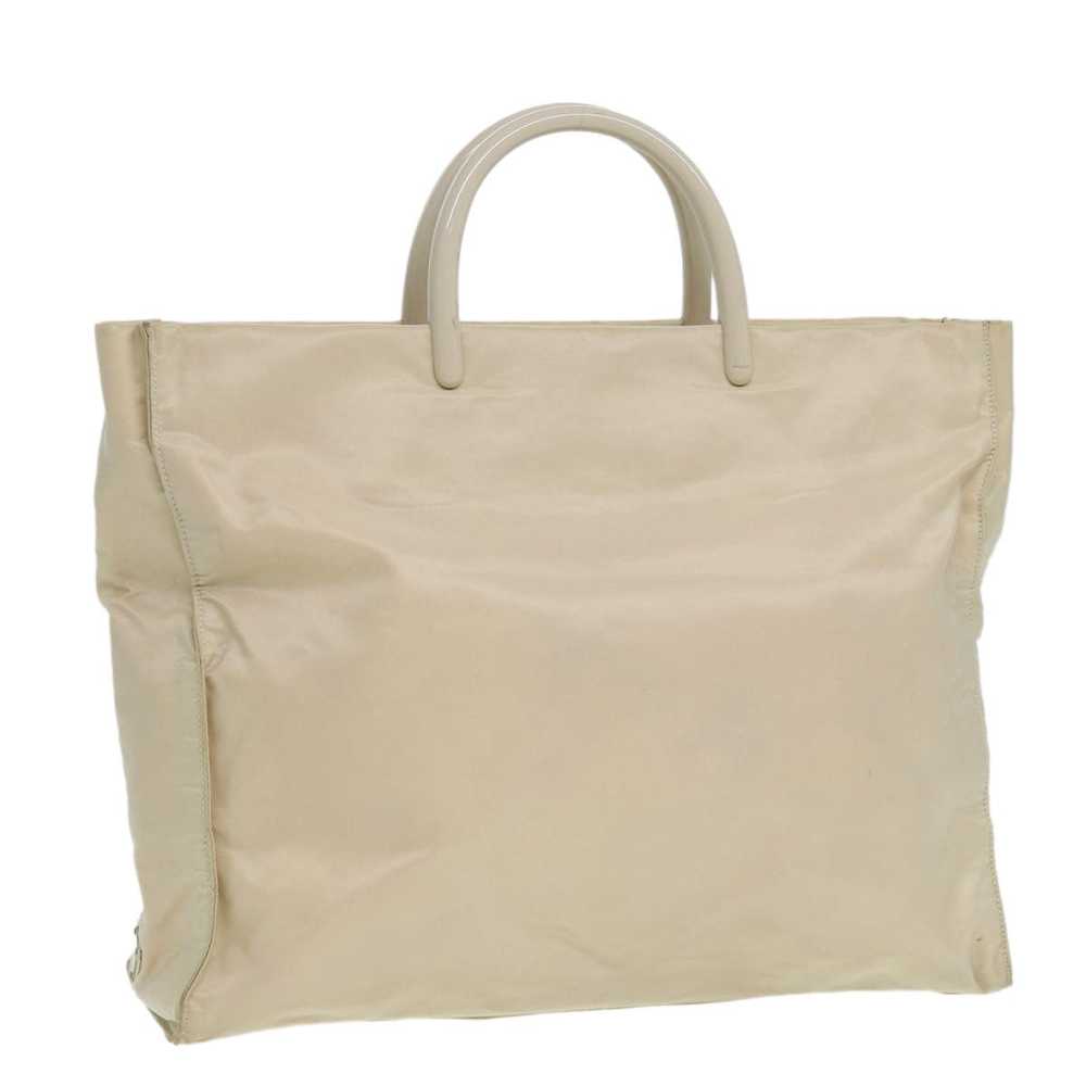 Prada Tessuto Beige Synthetic Handbag (Pre-Owned) - image 8