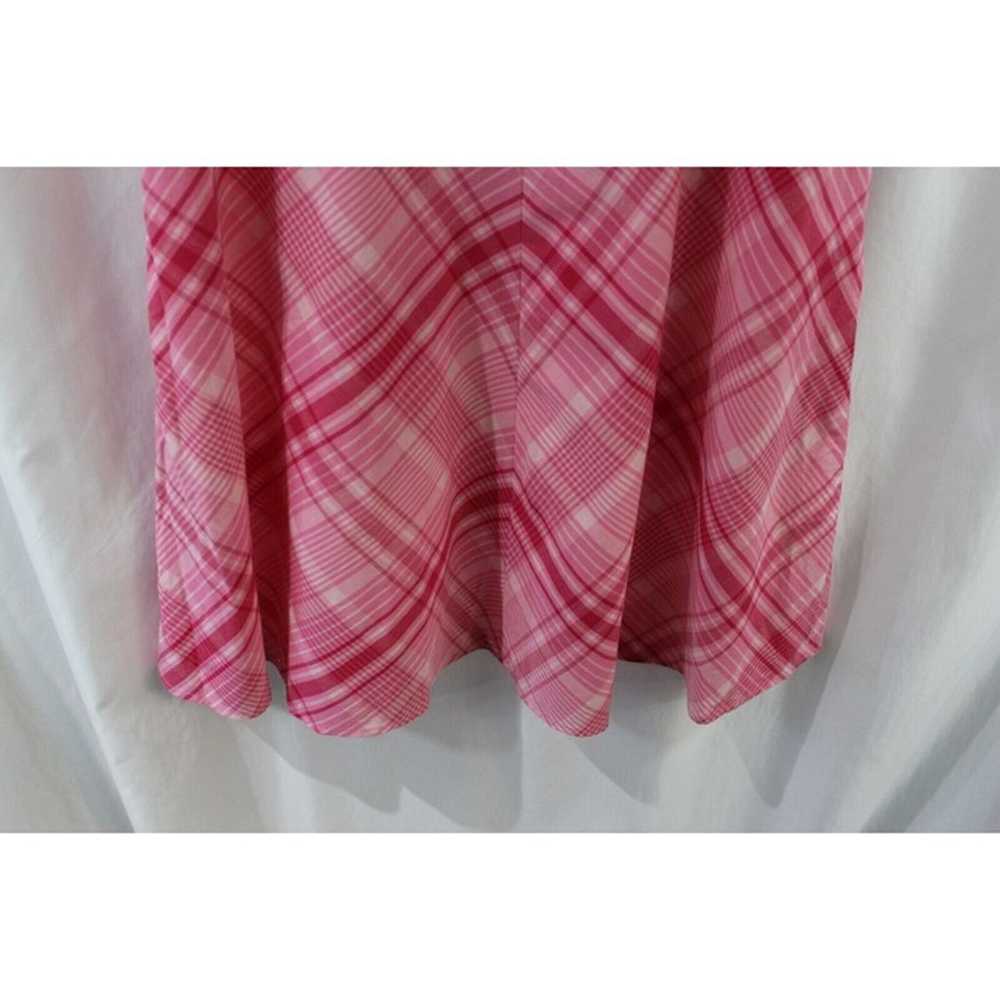 Draper James Womens Pink Plaid Gingham Love Circl… - image 4