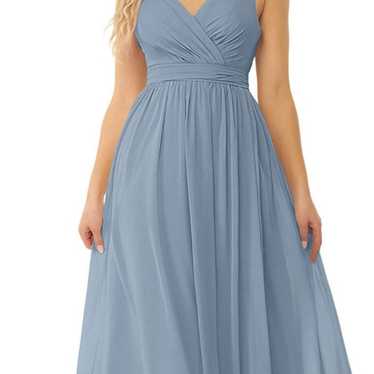 Azazie Dusty Blue Bridesmaid Dress