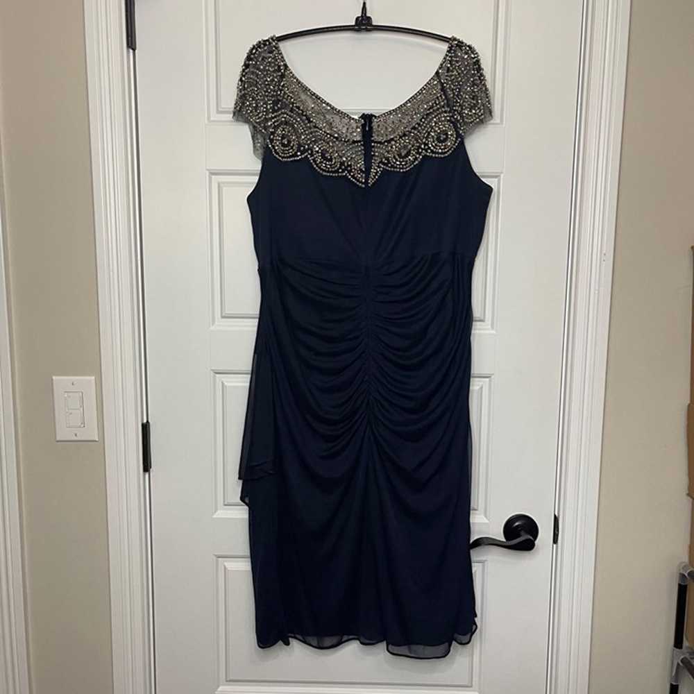 XSCAPE Beaded Cocktail Dress Women's Plus Size 14… - image 3