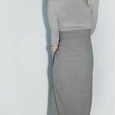 Zara Combine Dress Gray Size M