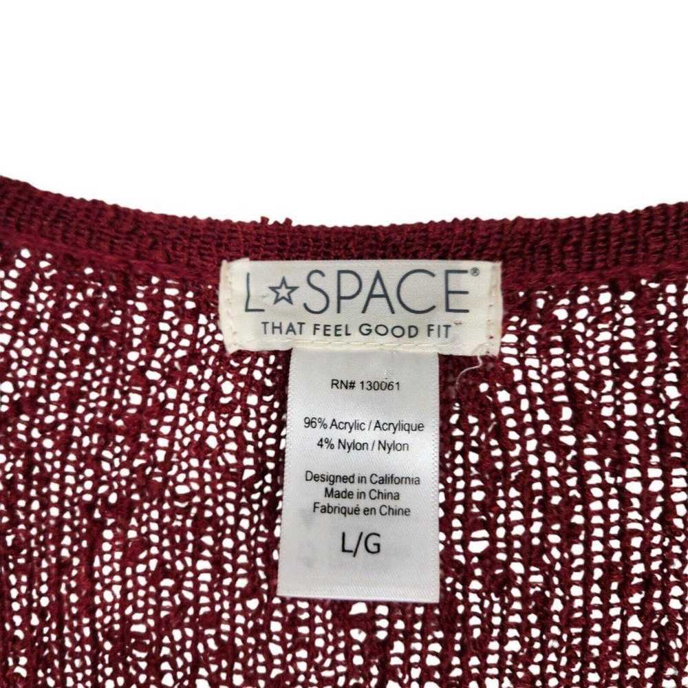 LSPACE Topanga Sweater Knit Cover-Up Wrap Dress L… - image 4