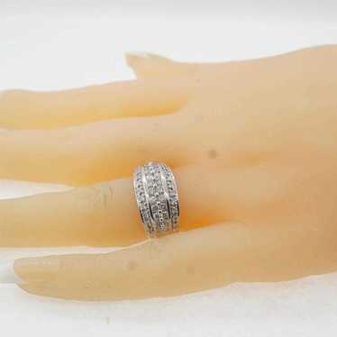 Estate Sale 14k White Gold 1.00ct Diamond Ring Si… - image 1