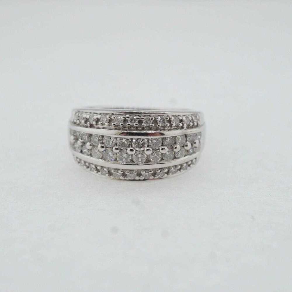 Estate Sale 14k White Gold 1.00ct Diamond Ring Si… - image 4