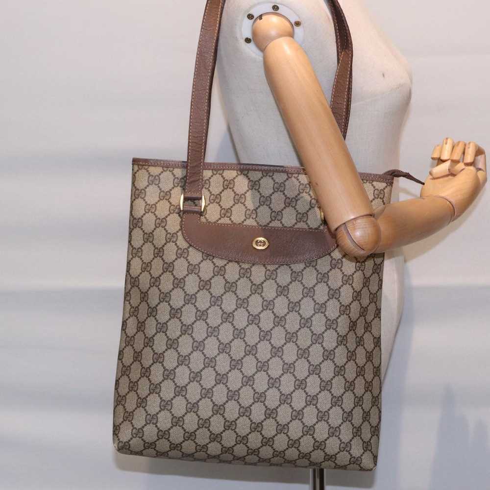 Gucci Gg Canvas Brown Canvas Tote Bag (Pre-Owned) - image 11