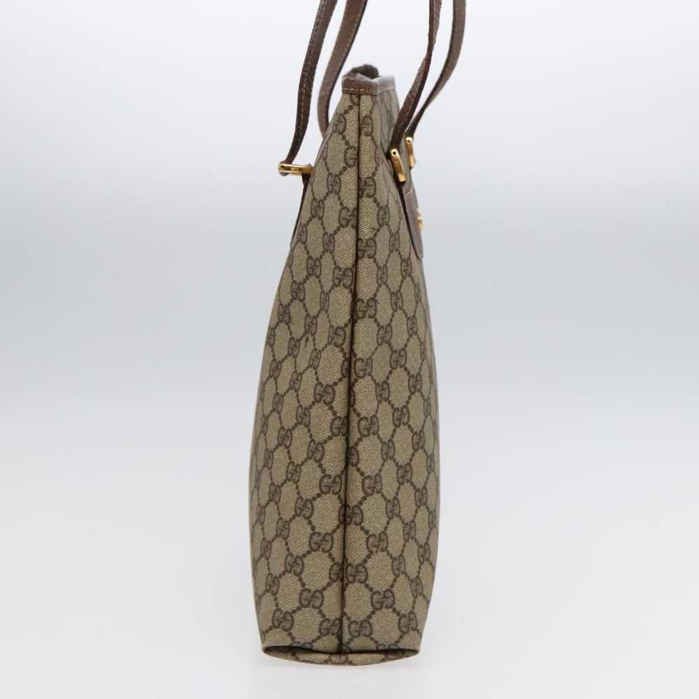 Gucci Gg Canvas Brown Canvas Tote Bag (Pre-Owned) - image 3