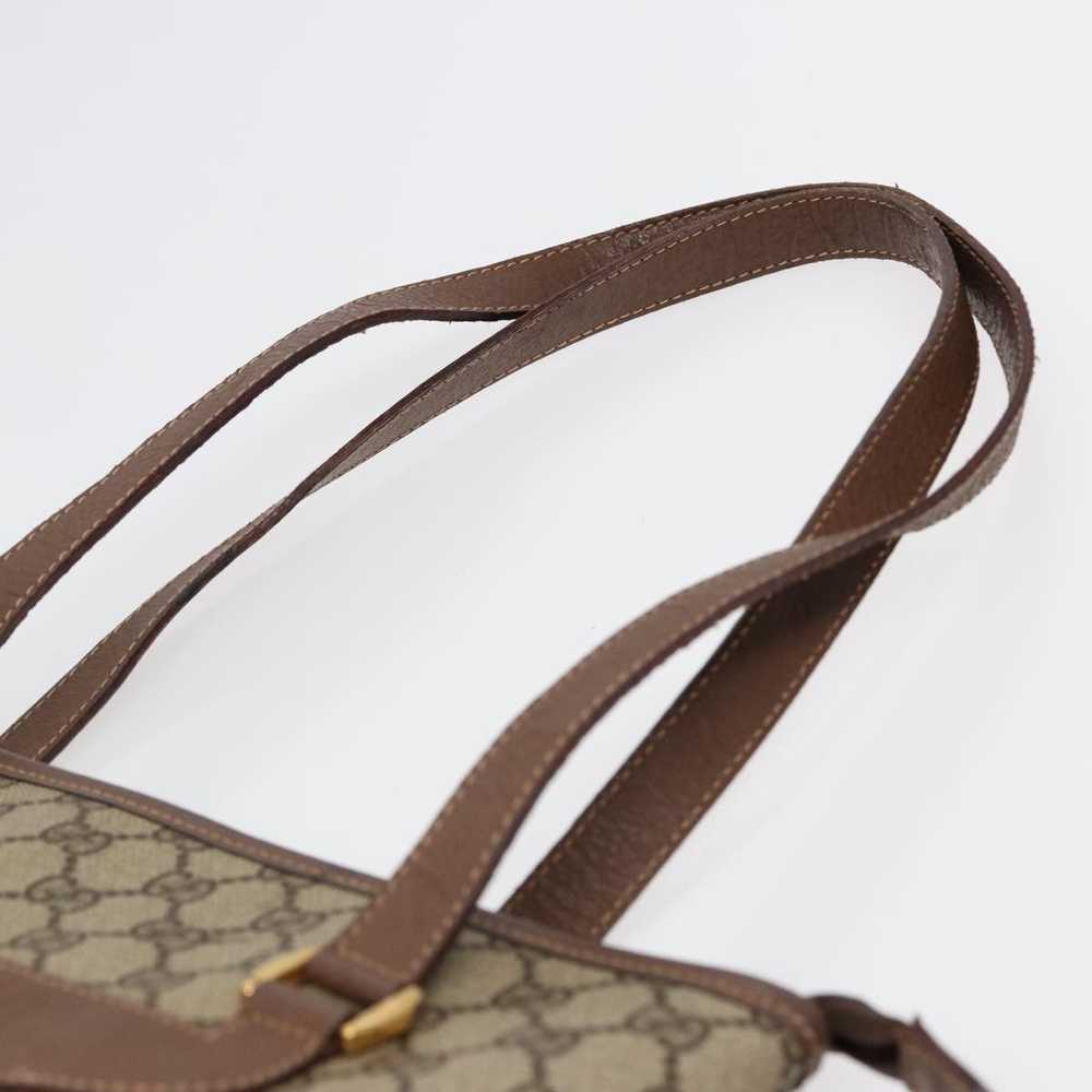 Gucci Gg Canvas Brown Canvas Tote Bag (Pre-Owned) - image 5