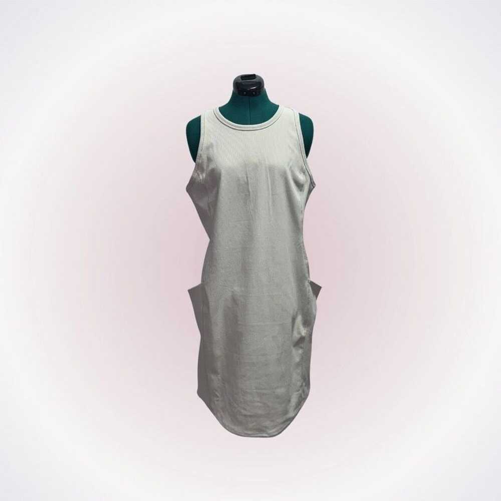 Zella Tan Ribbed Workout Dress | Size L - image 1