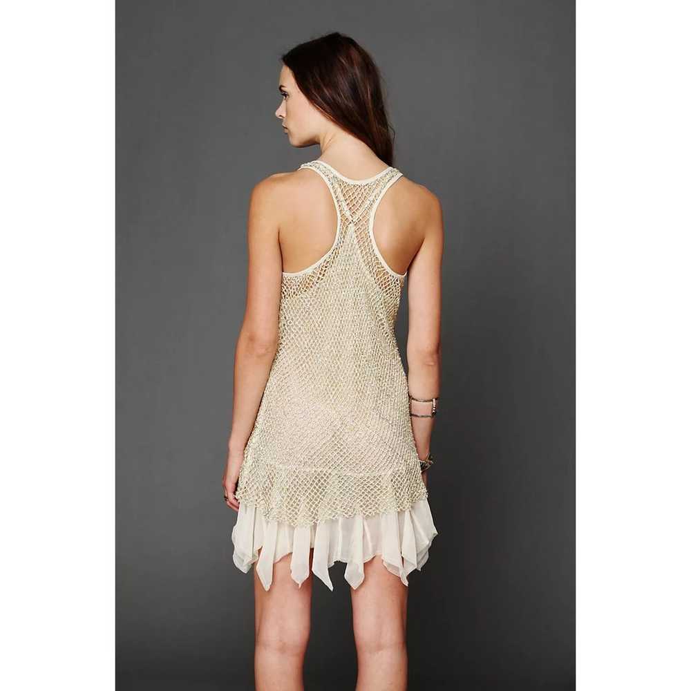 Free People Gold Sequin Mesh Golden Enchantment V… - image 6