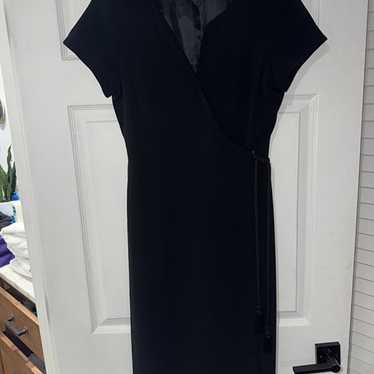 Kasper black wrap Dress size 5 - image 1