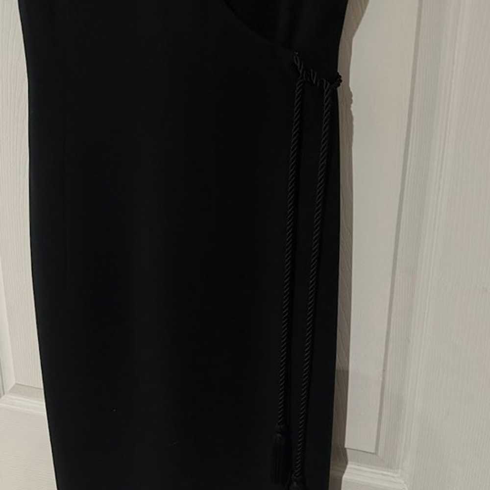 Kasper black wrap Dress size 5 - image 2