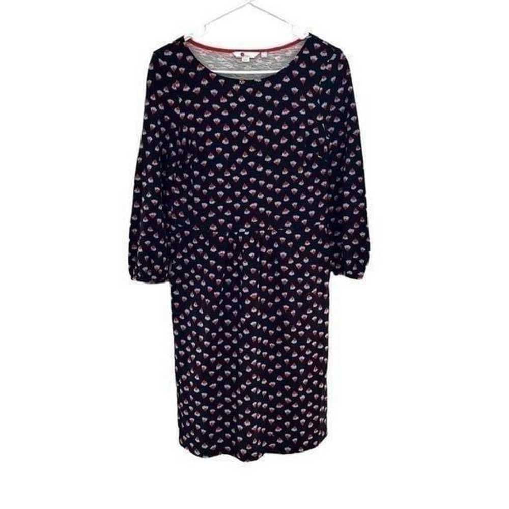 Boden Odelia Knee Length Floral Jersey Dress - image 1