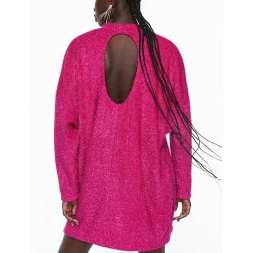 H&M Glittery Hot Pink Barbie Mini Long Sleeve Dol… - image 2